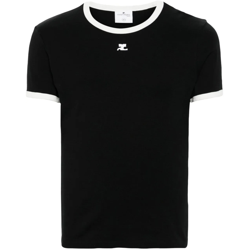 Courrèges T-Shirt T-Shirts And Polos Black schwarz