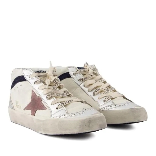 Golden Goose Mid Star Sneakers - Leather - White White scarpa da ginnastica bassa