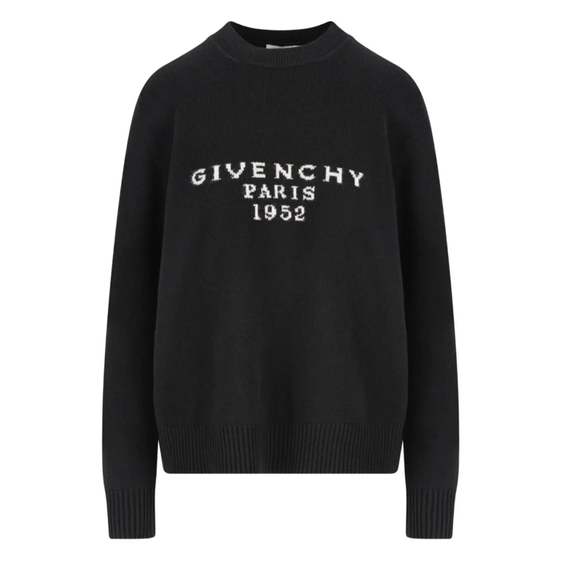 Givenchy Trui Black Knit Sweater Black