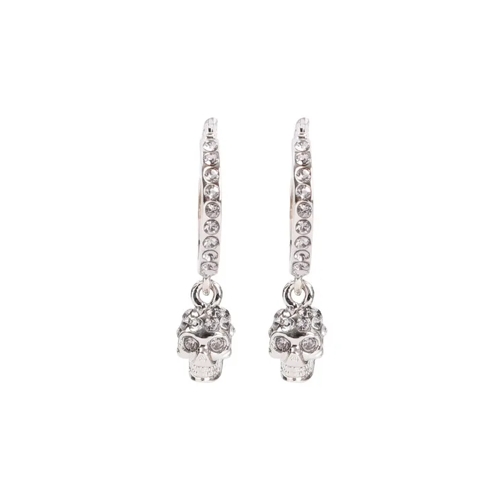 Alexander McQueen  Creole Mini Earrings Silver