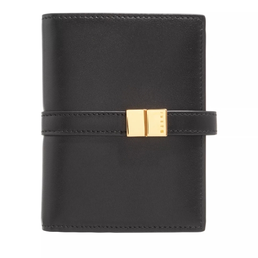 Marni Prisma Billfold Wallet Black Tvåveckad plånbok