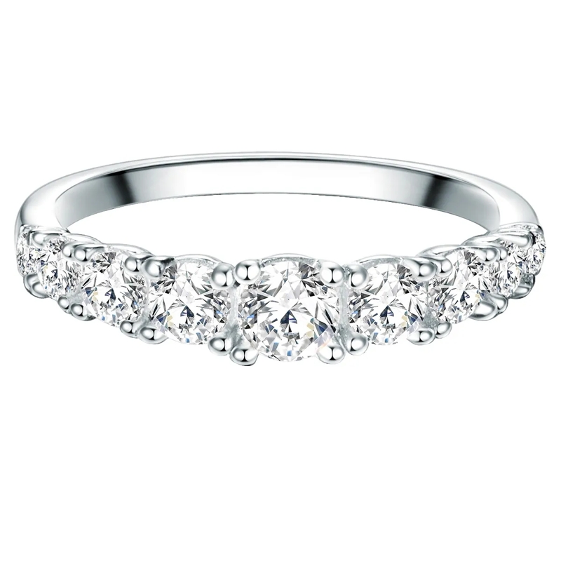 Trilani Ring Sterling Silber Ring Zirkonia silber