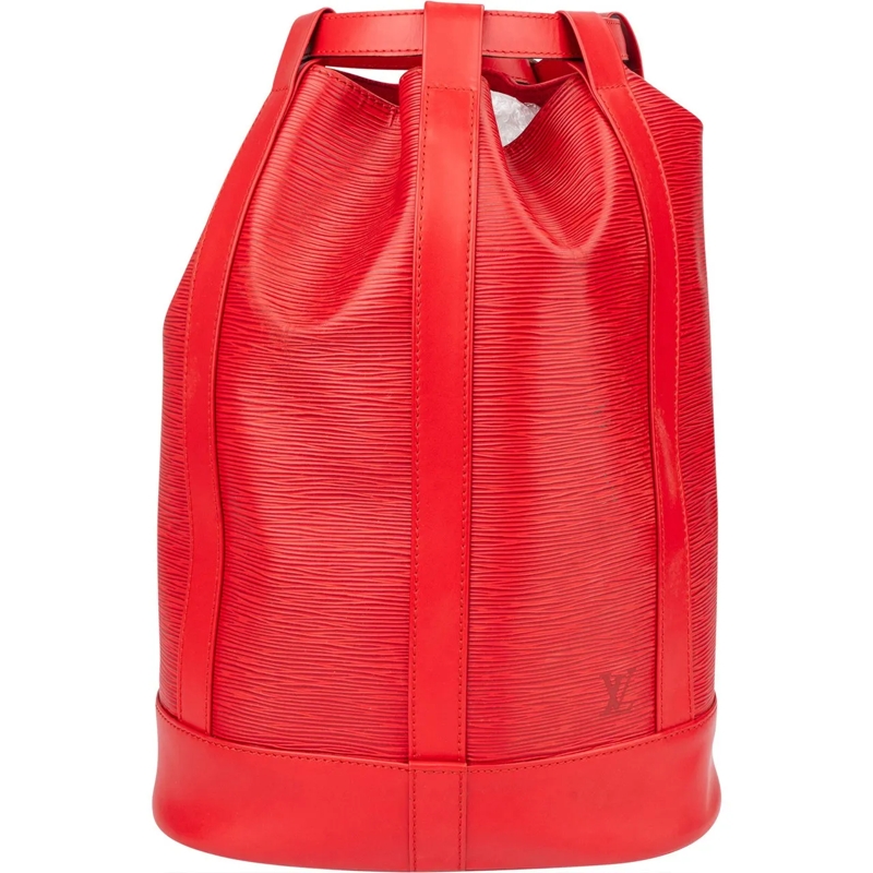 Louis Vuitton Sac à bandoulière Louis Vuitton Rouge Epi Leather Randonnee Backpack rot