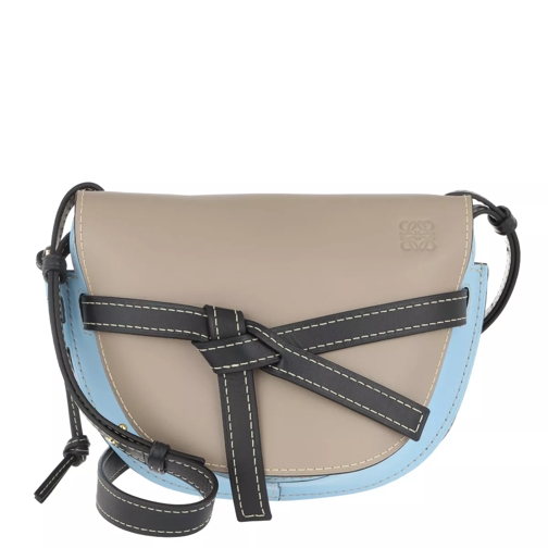 Loewe Gate Small Bag Light Grey/Soft Blue/Blue Crossbody Bag