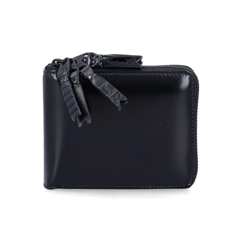 Comme des Garcons Geldbörse Zipper Medley Wallet With Leather Black
