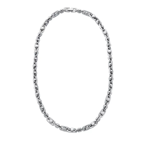 Michael Kors Michael Kors Platinum Astor Link Chain Necklace Silver Kurze Halskette