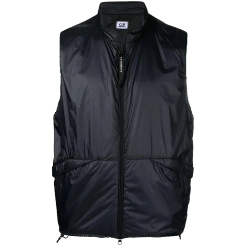 CP Company Übergangsjacke Black Lens-Detail Zip-Up Gilet Black