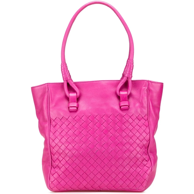 Bottega Veneta Shopper Nappa Intrecciato Tote rose