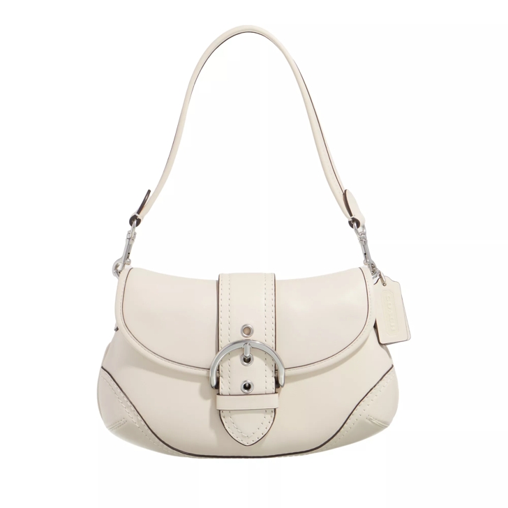 Coach Regenerative Glovetanned Leather Soho Bag Chalk | Shoulder Bag