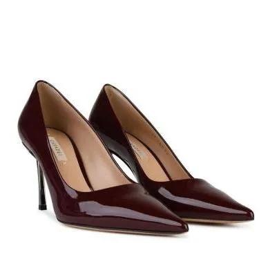 Casadei Pumps & High Heels - Superblade%27 Burgundy Shiny Leather Pumps - Gr. 36 (EU) - in Rot - für Damen