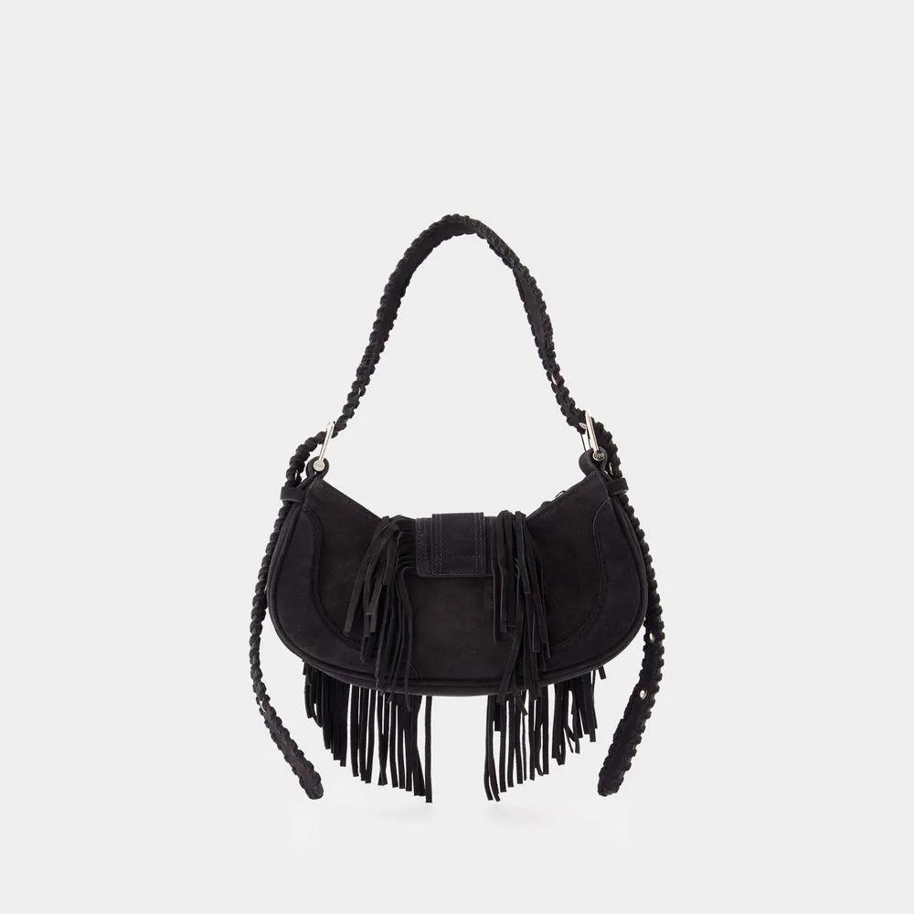 Osoi Hobo bags Brocle Hobo Bag Leather Black in zwart