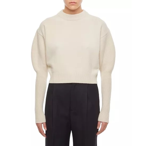 Alexander McQueen Wool And Cashmere Blend Knitwear White 