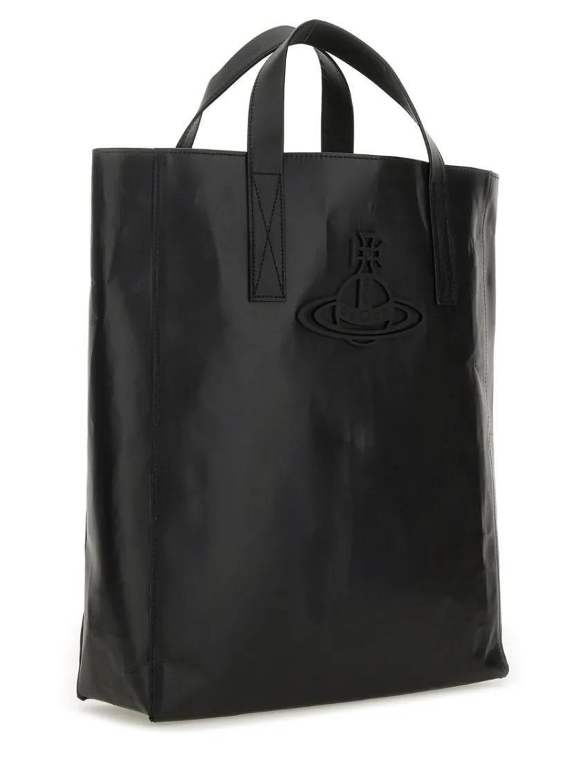Vivienne Westwood Shoppers & Totes Medium "Sarah" Tote Bag in zwart