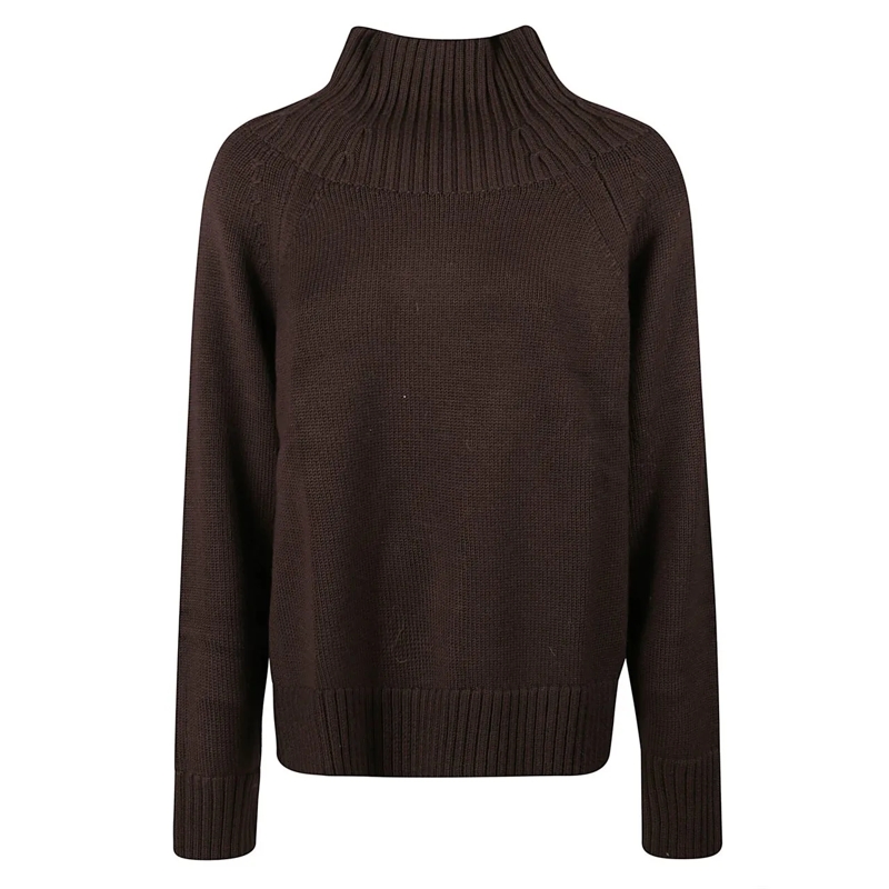 MICHAEL Michael Kors  Solid Turtle Neck Easy Sweater Brown braun