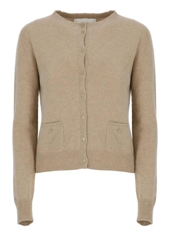 Vanise - Brown Vanisè Cashmere Cardigan - Größe 40 - braun