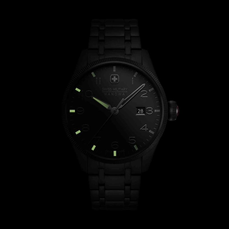Swiss Military Hanowa Automatikuhr Quarzuhr Thunderbolt schwarz(Image 6)