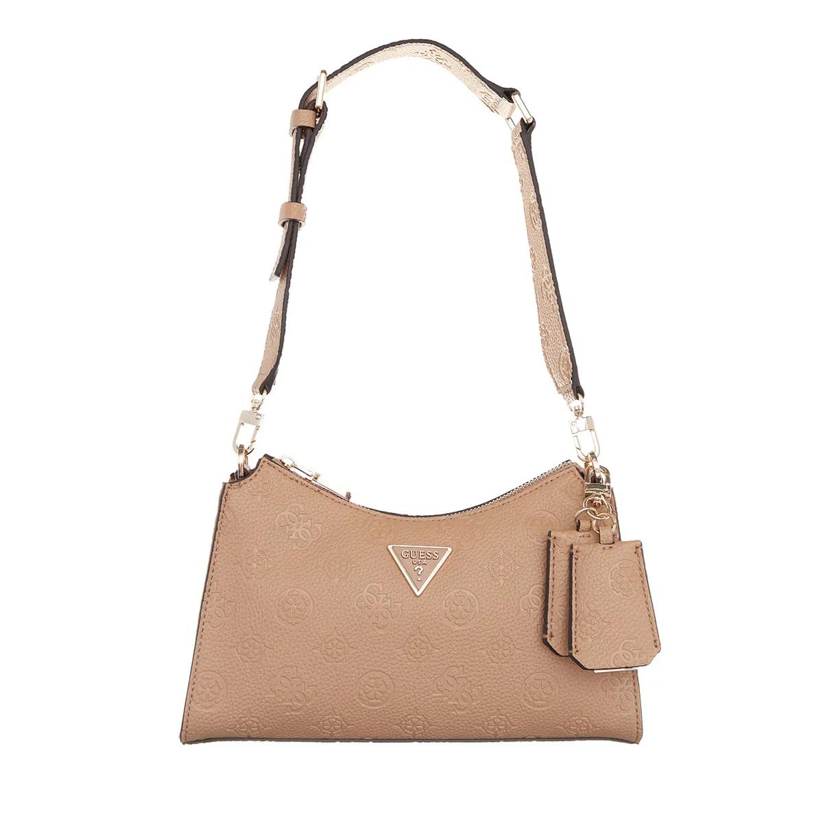 Borsa A Tracolla GUESS Cresidia Top Zip - Design Elegante In Colore Bone, Tracolla Regolabile - 2
