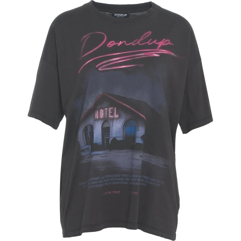 Dondup T-Shirt T-shirt with print schwarz