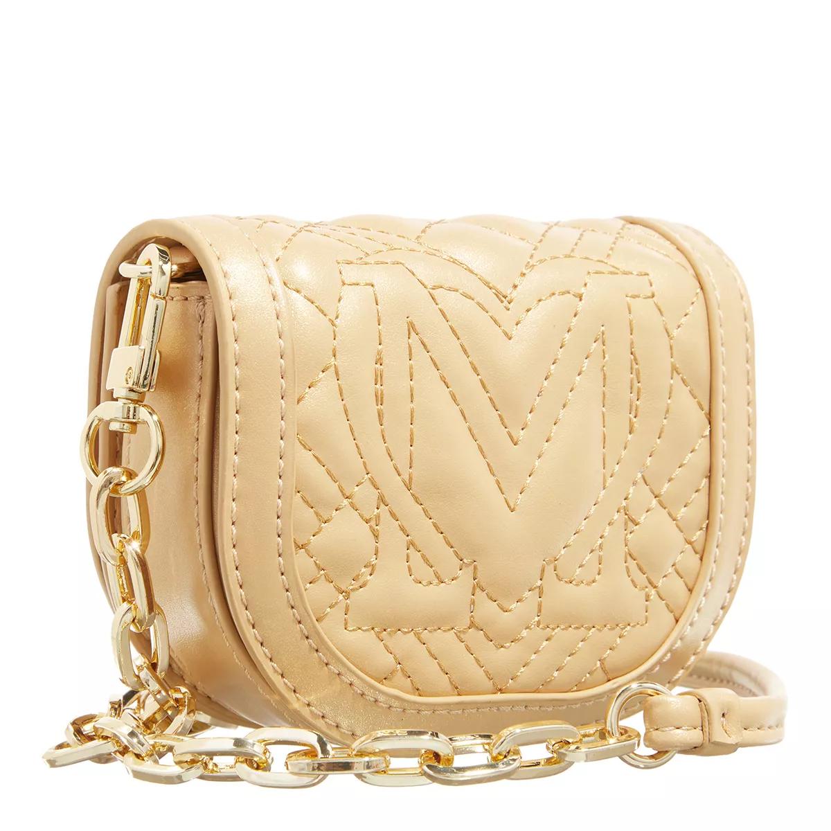 Love Moschino Hobo bags Quilted Bag in goud