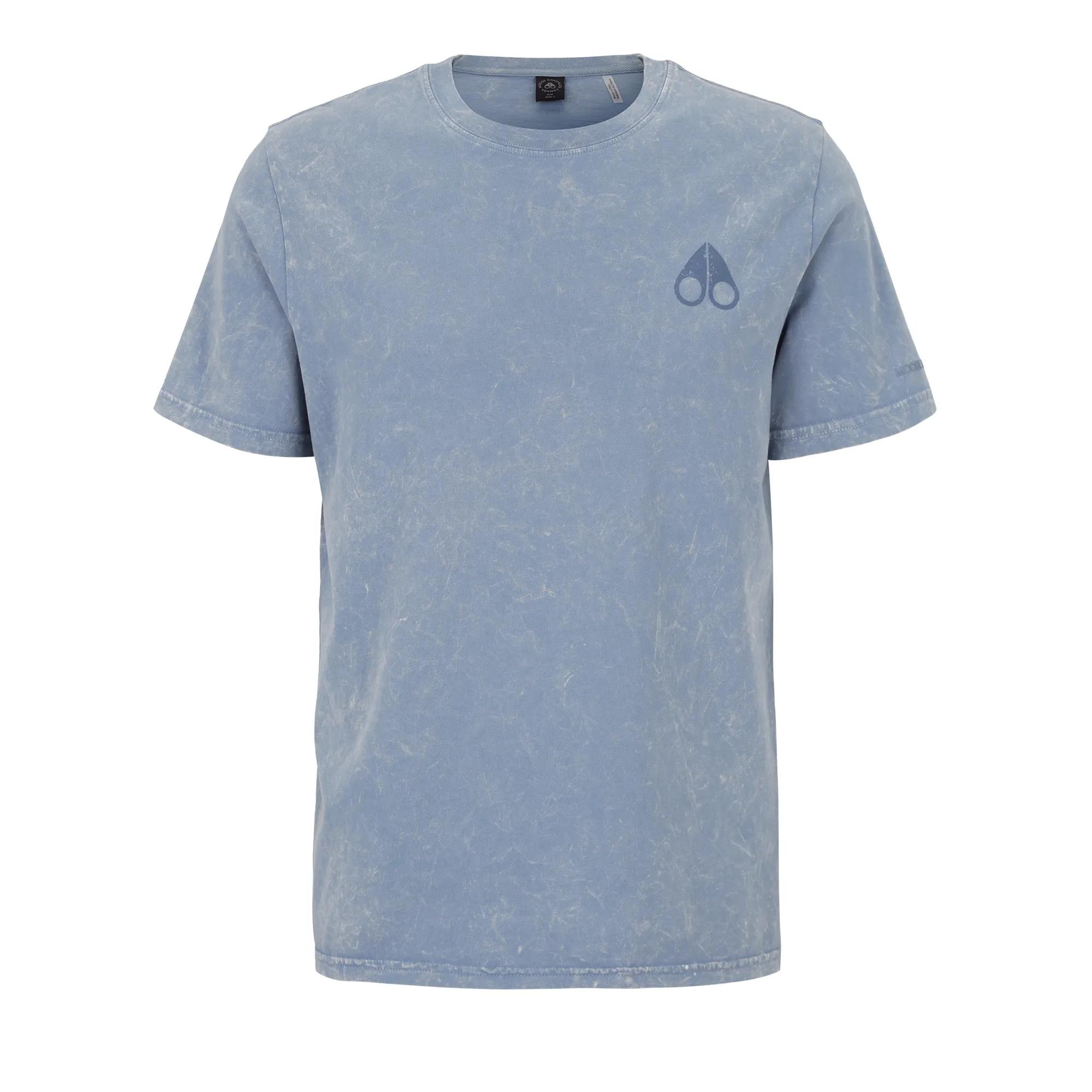 Thumbnail - Moose Knuckles - T-Shirt OFF ISLAND - Größe XL - blau