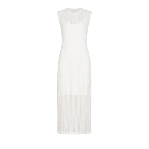 Claire Luise Midi-Kleider Kleid offwhite