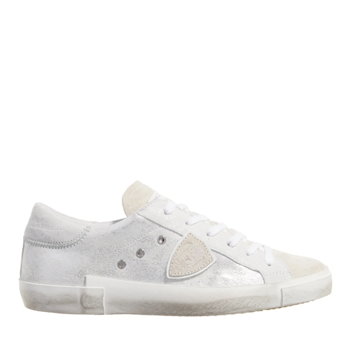 Philippe Model Low-Top Sneaker Prsx Low Woman Metal Argent