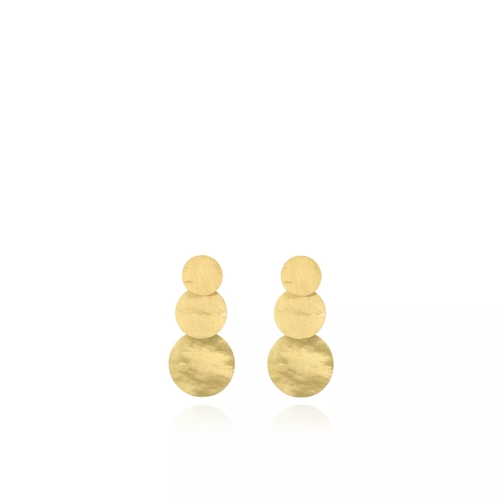 LOTT.gioielli Earring Double Closed Gold Pendant d'oreille