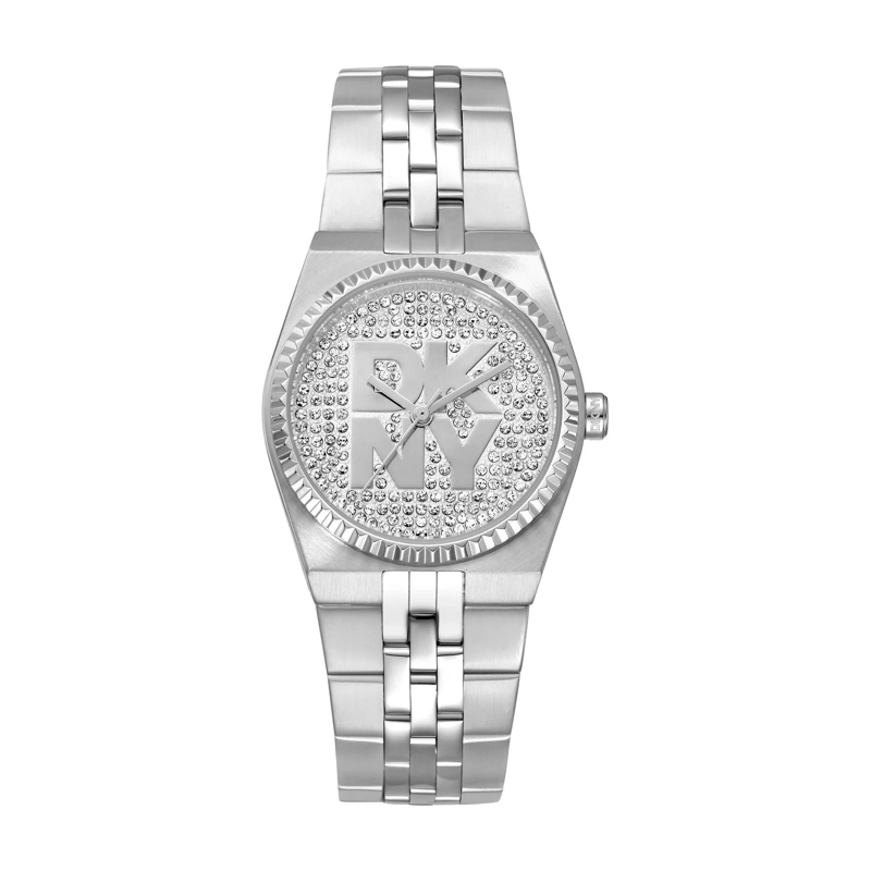 DKNY Quarzuhr Quarzuhr Logo Watch silber