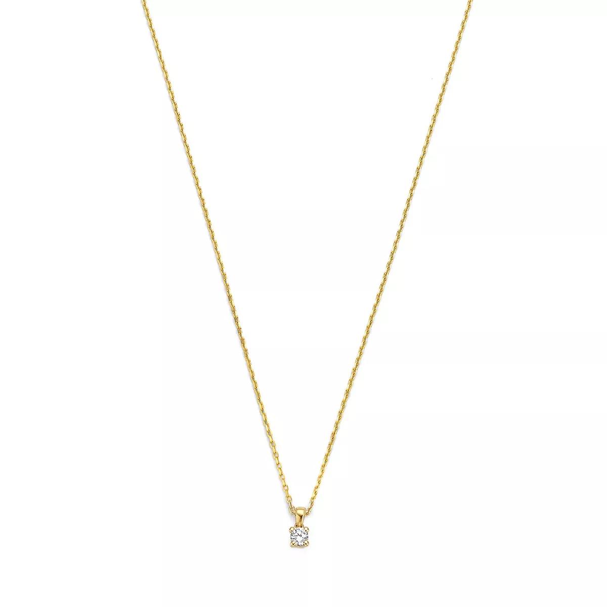 Isabel Bernard Halskette - De la Paix Celesse 14 karat necklace  diamond 0.0 - Gr. unisize - in Gold - für Damen