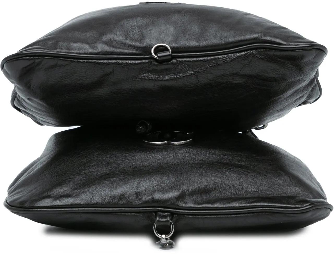 Thumbnail - Chanel Crossbody Bags - CC Calfskin Dual Twin Chain Handbag - Gr. unisize - in Schwarz - für Damen