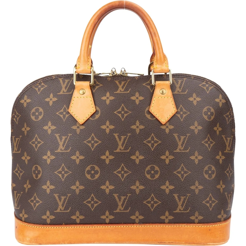 Louis Vuitton Tote Louis Vuitton Canvas Monogram Alma PM Handbag braun