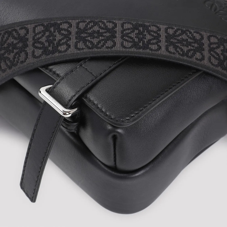 Loewe Military Messenger Xs Hunter Black Soft Calf Bag Black Messenger Bag