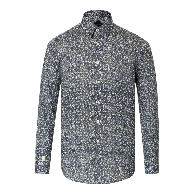 BILLIONAIRE Hemd Hemd Slim Fit grau