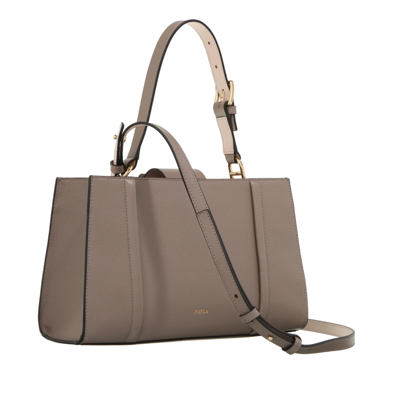 Furla Tote Furla Riva M Tote Stucco Gray(Image 4)