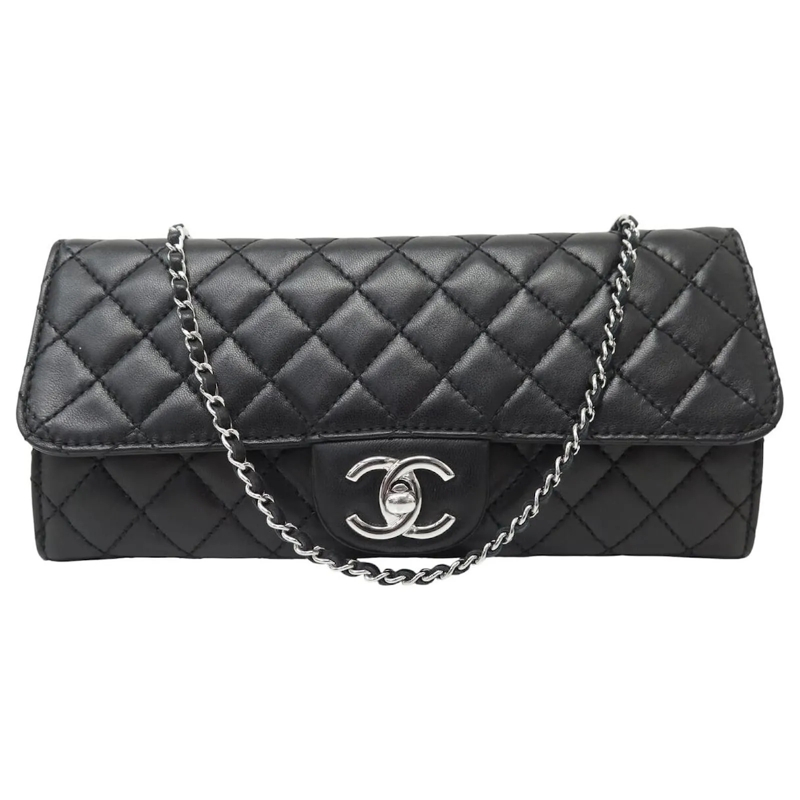 Chanel Schultertasche CHANEL EAST WEST TIMELESS WOC EINFACHER KLAPPENBEU schwarz