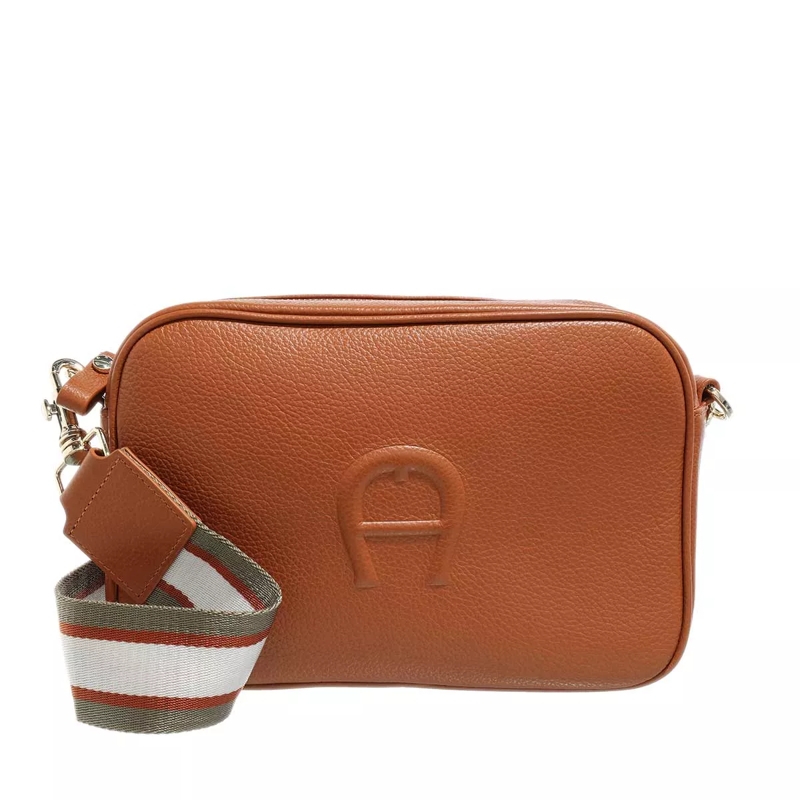 AIGNER Sac pour appareil photo Commercial Collection Small Cognac Brown