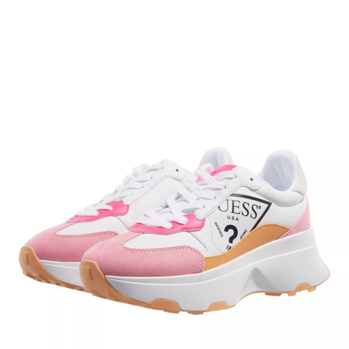 Guess Calebb7 Sneaker White Pink Low-Top Sneaker