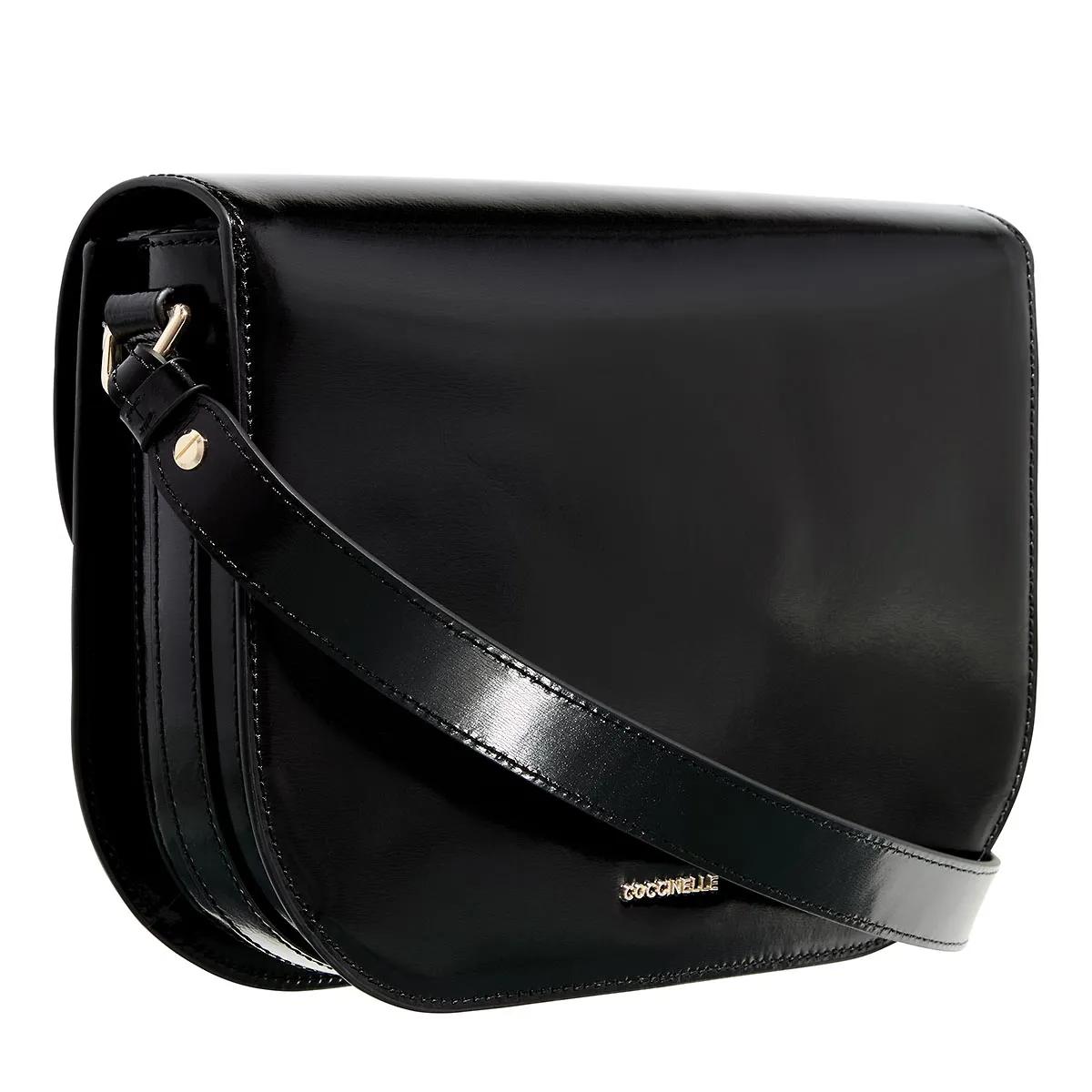 Coccinelle Crossbody bags dew Shiny Calf in zwart
