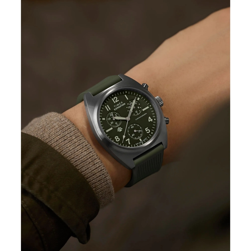 Timex Quarzuhr Quarz-Analoguhr Expedition® Capstone Chronograph grün(Image 7)