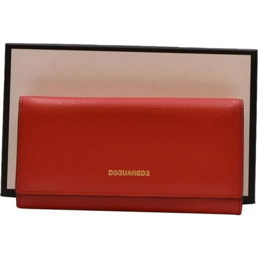 Dsquared2 Portefeuille à rabat Wallet Red rot