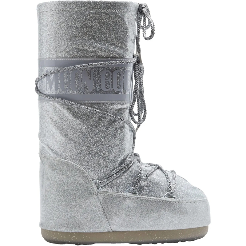 Moonboot Stiefel Boots Silver silber