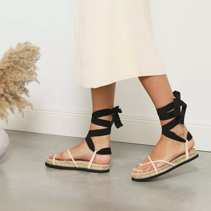 Strappy espadrilles outlet