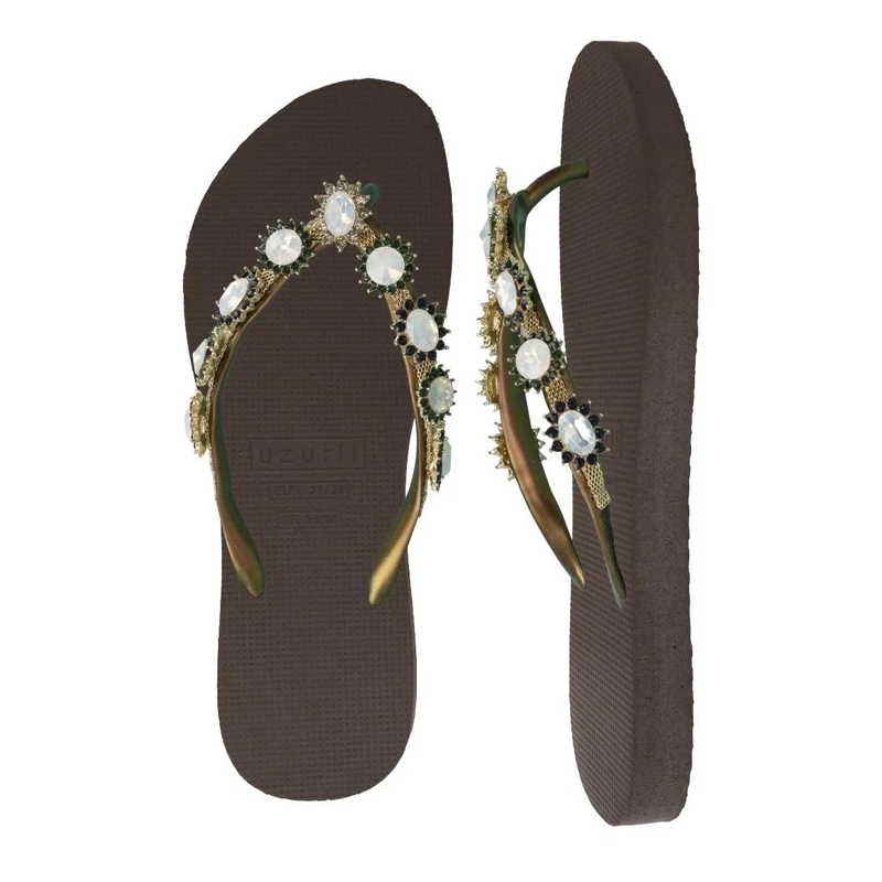UZURII Flip Flops Pantoffeln Pantoffel Boo Boo mocca(Image 3)