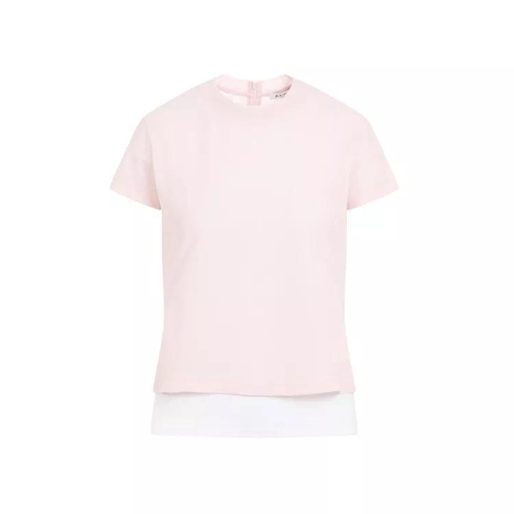 Alaia - Pink And White Layered T-Shirt - Größe 40 - pink