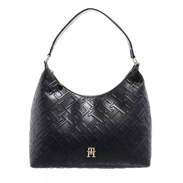 TOMMY HILFIGER Tasche-Hobo Bag ICONIC dunkelblau