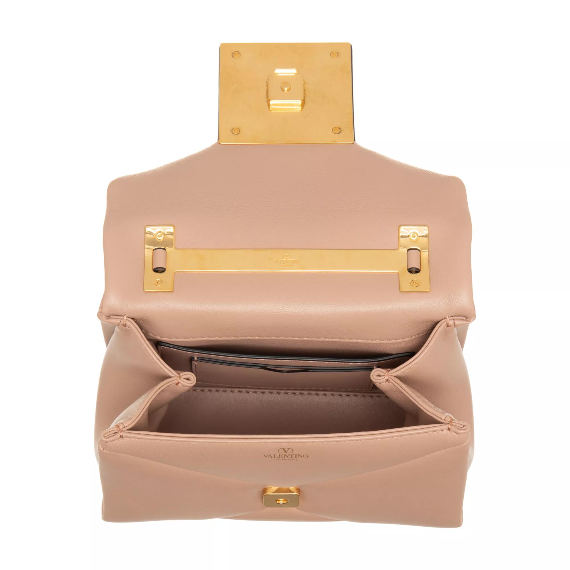 Valentino Garavani Satchels One Stud Mini Top Handle Bag in beige