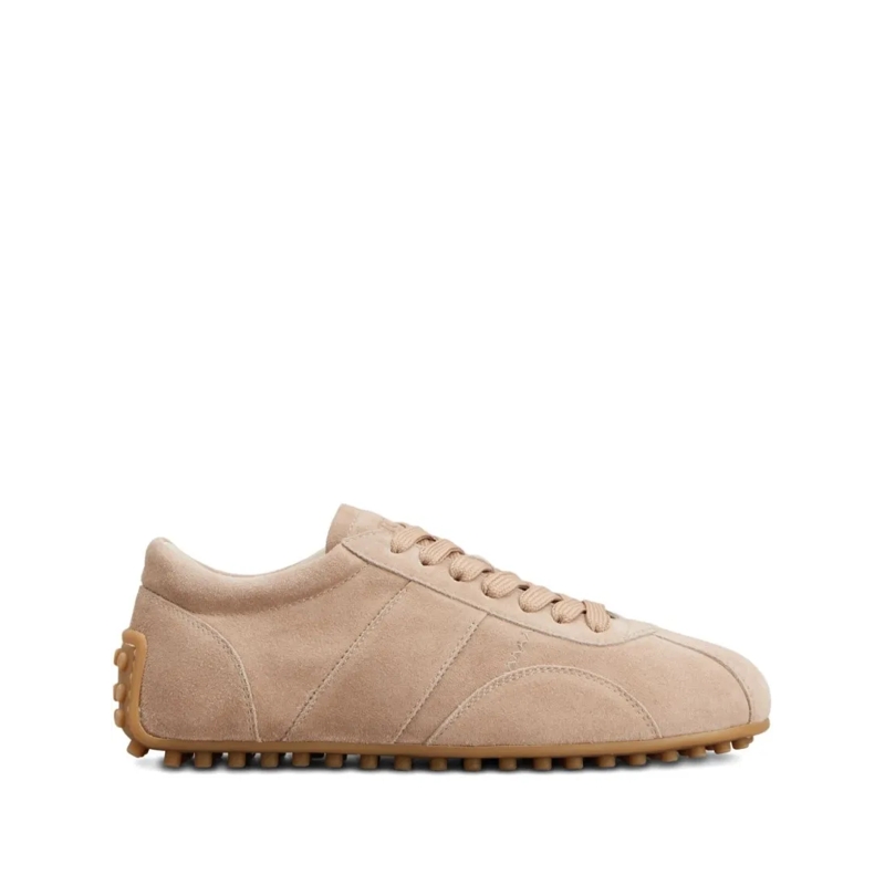 Tod's Lage-top sneaker Low-Profile Brown Sneakers With Suede Upper Neutrals