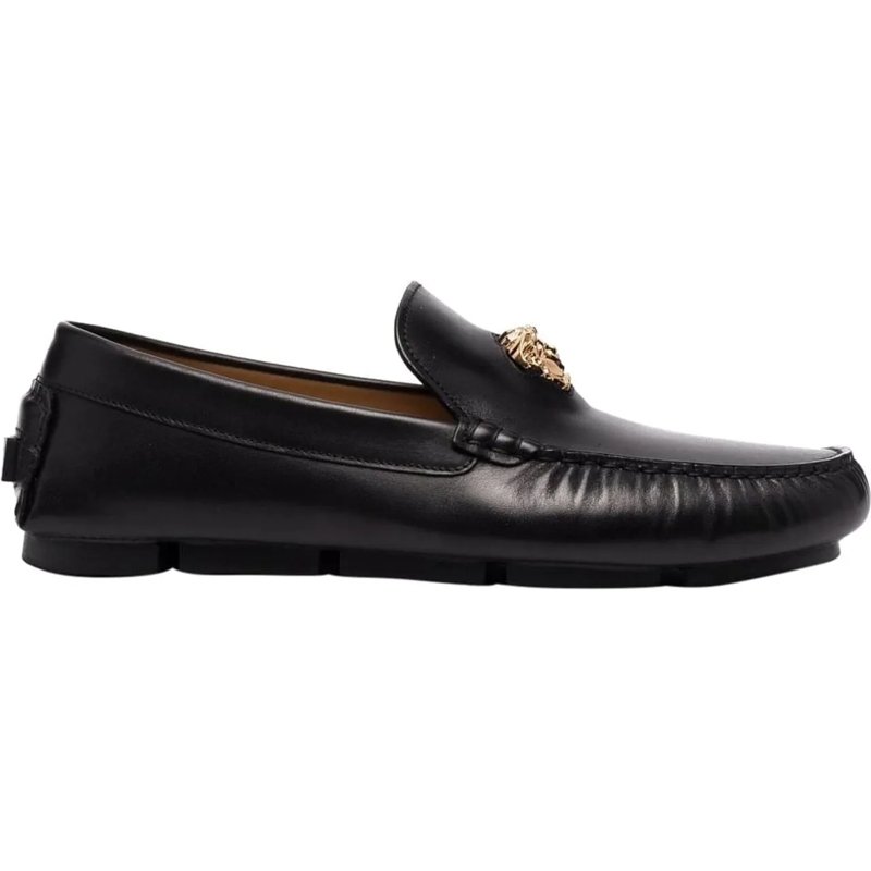 Versace Mocassin Mocassino driver la medusa nero schwarz