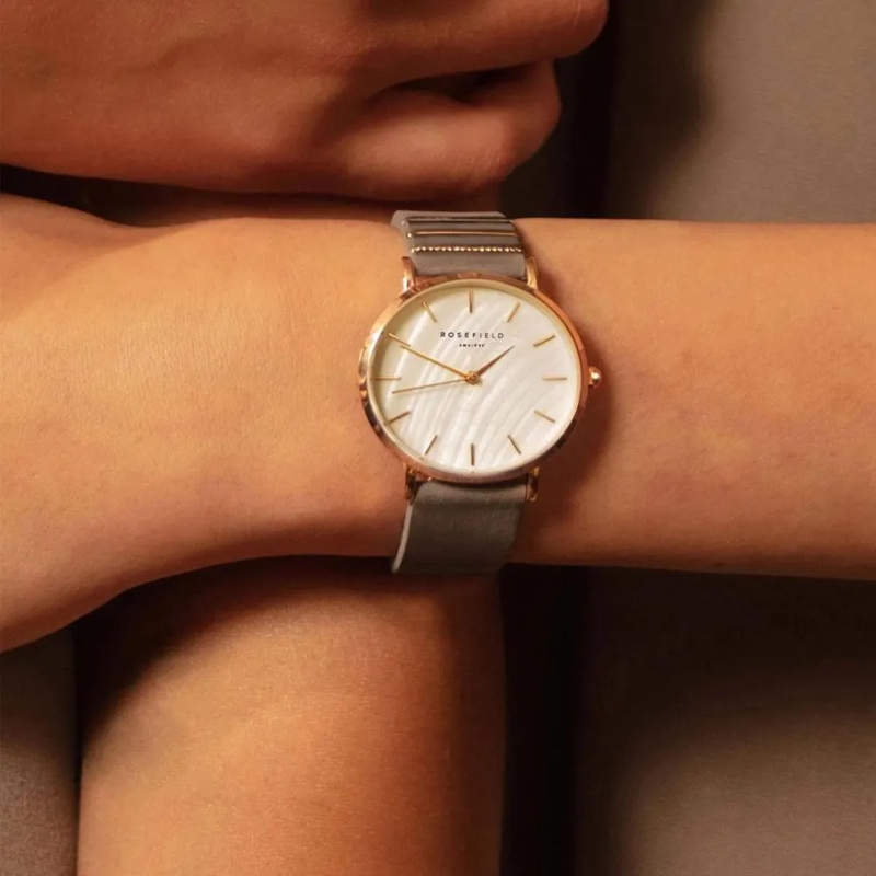 Rosefield Quarzuhr Damenuhr West Village graphite(Image 2)