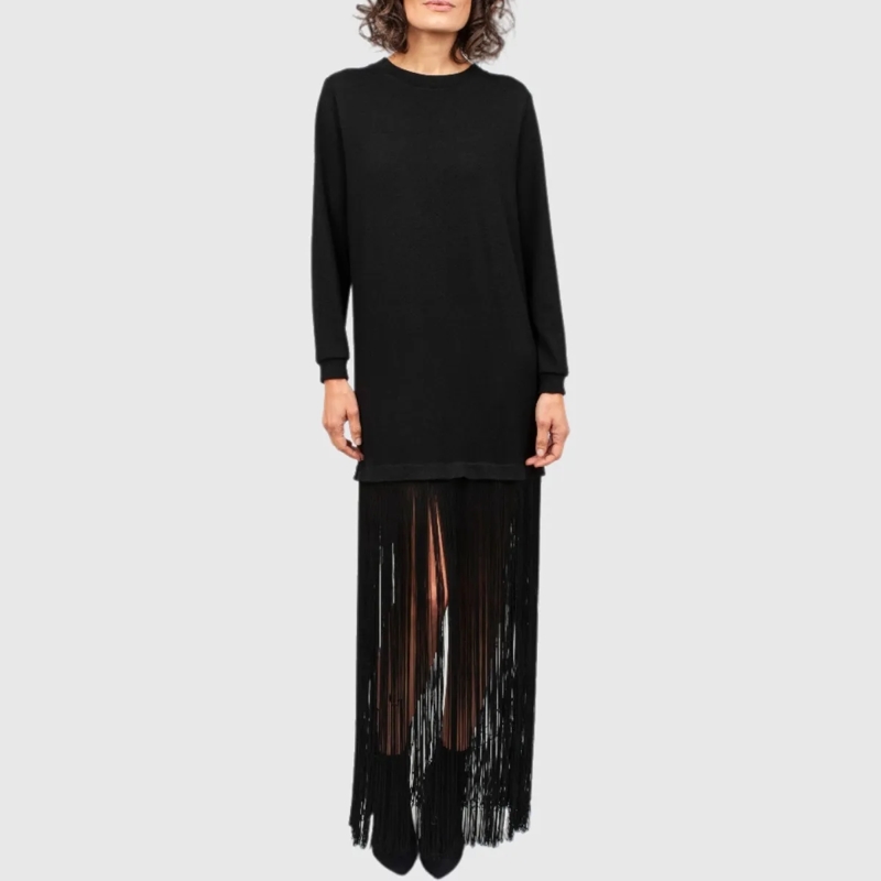Helene Galwas Strickkleid Kleid EMILIA schwarz(Image 2)